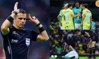 داور با زانو به نقطه حساس یک بازیکن کوبید! 