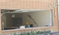 حضور استاد دانشگاه شریف در کلاس درس تخریب شده