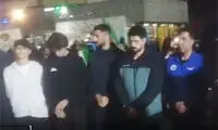 تصاویری از تیم ملی تکواندو در تجمعات شبانه مردمی