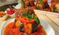 طرز تهیه بادمجان ترکی؛ بقچه‌های خوشمزه با گوشت و سبزیجات