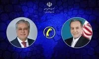 رایزنی تلفنی وزیران امور خارجه ایران و پاکستان