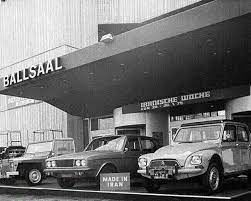 عکس فروش خودروهای ایرانی در آلمان، سال 55