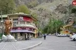 منظره‌ای دیدنی از هتل دربند در سال ۱۳۱۳ شمسی