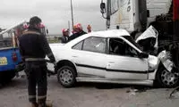 تصاویری از تصادف مرگبار پسر ۱۷ ساله بدون گواهینامه