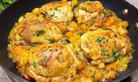 طرز تهیه یک شام متفاوت با ۵ ران مرغ و سبزیجات
