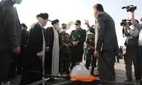 رونمایی رئیسی از ماهواره «اروم‌ست‌» در ارومیه