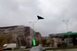 لحظه برخورد پهپاد روس به یک ساختمان مسکونی در اوکراین