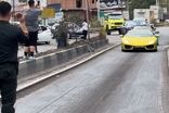 ایست مامور پلیس به خودروی لامبورگینی و دوستانش