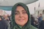 دختری که دی‌ماه جزو معترضین بود به راهپیمایی اربعین آمد