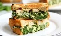 طرز تهیه ساندویچ اسفناج و گردو؛ ساندویچ لذیذ و مقوی