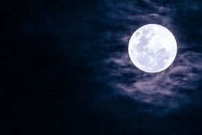 تصاویری خیره‌کننده از «ماه صورتی» در سراسر جهان