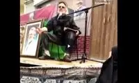 سخنرانی پُرلَعن سعید قاسمی در مراسم طالب‌زاده