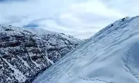 ارتفاع برف در این منطقه از کشور به ۶ متر رسید