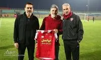 حضور مهدی شیری در بازی امشب پرسپولیس _ پاختاکور!