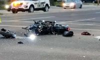 موتورسوار مرگ دلخراش خود را ثبت کرد