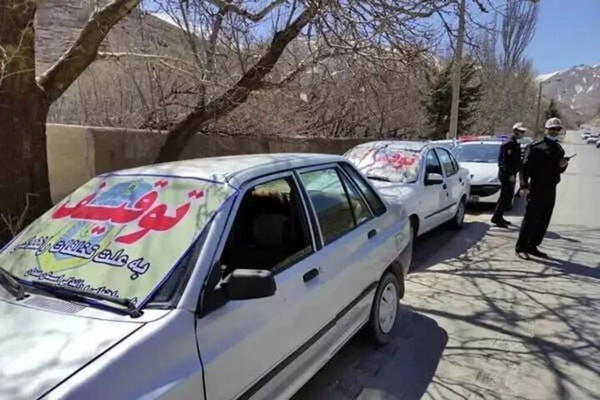 توقیف خودروی پراید به رانندگی پسر بچه ۱۰ ساله