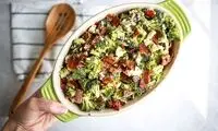 طرز تهیه سالاد مرغ و سبزیجات؛ گرم و خوشمزه