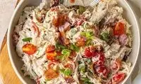 طرز تهیه سالاد مرغ تک نفره خوشمزه و خانگی