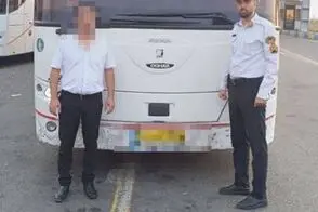 توقیف اتوبوس با ۲۰ مسافر به دلیل مستی راننده