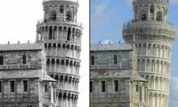برج پیزا در حال صاف شدن است!