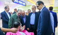 عیادت مسعود پزشکیان از مجروحان لبنانی