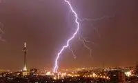 جان باختن دردناک پیرزن 65 ساله با رعد و برق