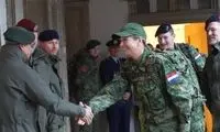 تمرینات نظامی ملکه هلند در ۵۴ سالگی