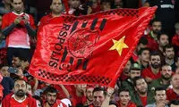 عکس نکته‌دار در جایگاه هواداران پرسپولیس