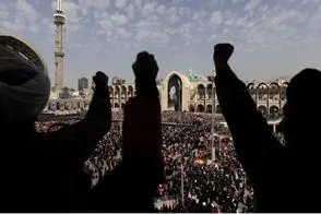 شعار مرگ بر آمریکا و اسرائیل در مصلی تهران