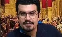 افتادن مجری شبکه 3 از روی صندلی در برنامه زنده!