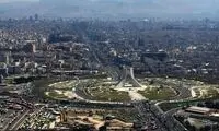 تصویر رنگی‌شده از شهر تهران در دوران قاجار 