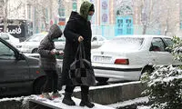 با اولین برف و باران گسترده پاییزی وضعیت معابر و جاده‌ها آشفته شد