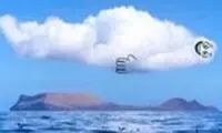 تصویرسازی خلاقانه یک هنرمند با ابرها