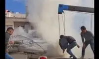 اولین تصاویر از محله حادثه امروز در سوریه