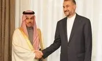 اولین تصاویر از لحظه ورود فیصل بن فرحان به تهران