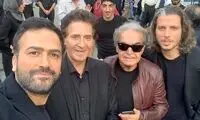 بازگشت پورعرب در کنار یک فوتبالیست به سینما