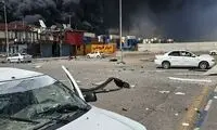 گودال ایجاد شده وحشتناک در بندر شهید رجایی