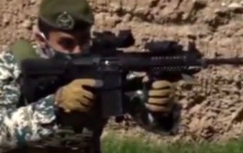 تصاویر آزمایش جدیدترین اسلحه ارتش ایران