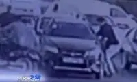 تصادف ساختگی برای سرقت گوشی دختر جوان