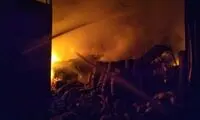 آتش‌سوزی گسترده در جنوب تهران