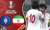 خلاصه بازی ایران - گوام 