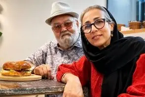 اکبر عبدی و معصومه قاسمی در روز عروسی‌شان