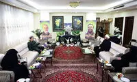 تصویر محسن رضایی در منزل شهید لاریجانی