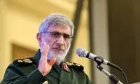 سردار قاآنی به ترامپ پیام داد