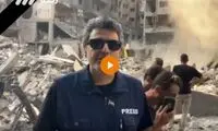 گزارش خبرنگار صداوسیما از محل شهادت نصرالله
