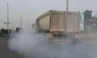 برخورد با ۱۳۰۰ کامیون دودزا در تهران