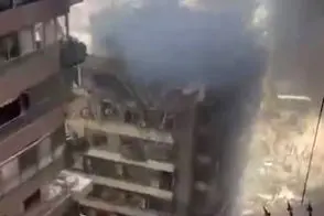 ویدئویی از وضعیت بیروت پس از حمله امروز اسرائیل