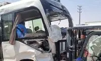 تصادف هولناک مینی‌بوس زائران ایرانی در نجف