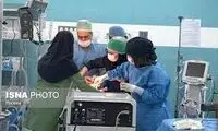 خارج کردن قیچی از جمجمه پسر ۸ ساله