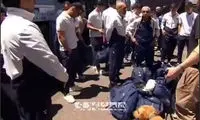 بازرسی بدنی بازیکنان ازبکستان با سگ‌های موادیاب